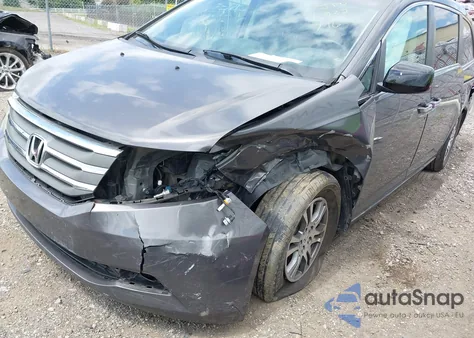 2012 Honda Odyssey Ex-L из США, поврежденный, VIN 5FNRL5H61CB086932